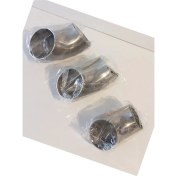 Resim Egzozcum Paslanmaz Krom Dirsek Boru 90° 51MM. 