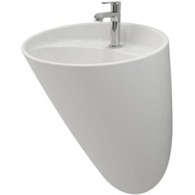 Resim Bocchi Venezia Asma Monoblok Lavabo Parlak Beyaz 1083-001-0126 