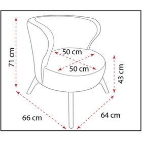 Resim ReHome City Fiskos Set, Çay Seti, Berjer Koltuk Takımı - Mavi 