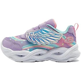Resim Skechers Twisty Glow Kız Çocuk Mor Günlük Ayakkabı 