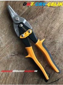 Resim Dht 250Mm Sac Kesme Makası Alçıpan Kesme Makası Tenekeci Makas Çok Renkli 