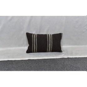 Resim Zehra Abla Halı Yeni El Dokuma Dekoratif Lumbar Kilim Kırlent Yastık Kılıfı 6103 