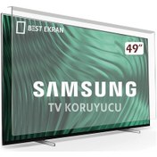 Resim Bestekran Samsung Uyumlu HG49EJ690UB TV Ekran Koruyucu Samsung Uyumlu 49" İnç 123 Ekran Koruyucu 