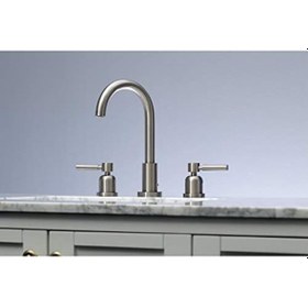 Resim Fsc8928dl 20,32 Cm Geniş Lavabo Bataryası Pop-up, Fırçalanmış Nikel Açık Ceviz 