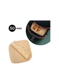 Resim Sylar 50 Adet Air Fryer Pişirme Kağıdı Tek Kullanımlık Hava Fritöz Yapışmaz Yağlı Kağıt Delikli Model 