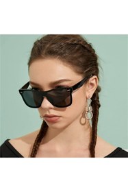 Resim Toz Vintage Siyah Mirror Kar Kayak Vintage & Retro Unisex Güneş Gözlüğü 