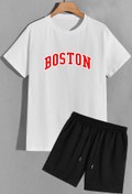 Resim Trend Sizde Unisex Boston Şort T-shirt Eşofman Takımı 