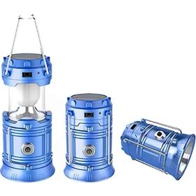 Resim Tek Kamp Lambası El Feneri Askılı Büyük Boy Usb Şarjlı Işıldak Najmaddin ANTRASİT 