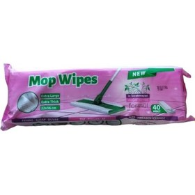 Resim Mop Wipes Mop Havlusu Islak Mendil 40'lı 