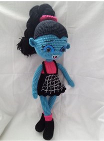 Resim Mavi Vampir Bebek Amigurumi 