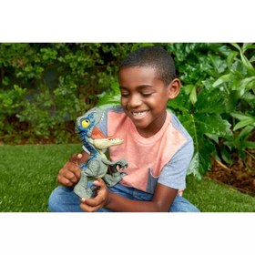 Resim Jurassic World Mega Kükreme Blue Sesli Dinozor Figürü HVB44 