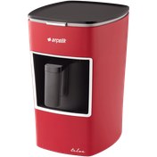 Resim Arçelik K 3300 Kırmızı Mini Telve Türk Kahve Makinesi (İstanbul'a Teslim Fiyat) 