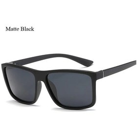 Resim Hjybbsn Polaroid Unisex Vintage Kare Güneş Gözlüğü - Polarize Retro Model Kadın/erkekmavi51gri Gri 