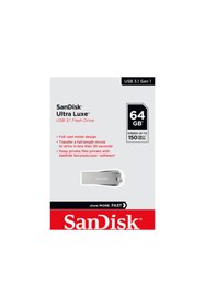 Resim Sandisk Ultra Luxe Usb 3.1 Flash Drive 64 gb Gri Usb Bellek 