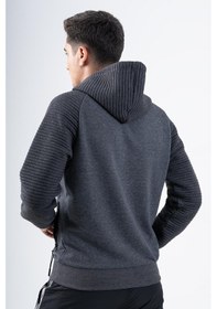 Resim Maraton Sportswear Regular Erkek Kapşonlu Uzun Kol Basic Siyah Sweatshirt 21392-siyah Siyah 