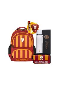 Resim Okul-sırt Çantası , Çift Gözlü Kalem Çantası Lisanslı Bardaklı Çelik Termos Premium Set Mor 