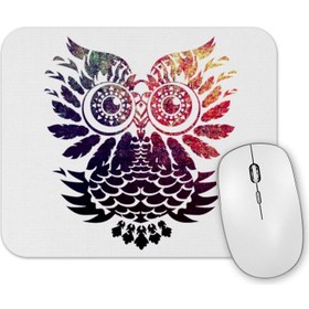 Resim Baskı Dükkanı Coruja Baykuş Mouse Pad 