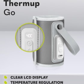 Resim Thermup Go Taşınabilir Biberon Isıtıcısı, USB Şarj, 24 Saat Isı Koruma 