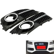 Resim Audi A4 RS 2008-2011 Krom Çerçeveli Siyah Sis Çerçevesi 