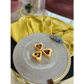 Resim Decohandy 39CM Çiçekli Jüt Örme Supla Amerikan Servis 