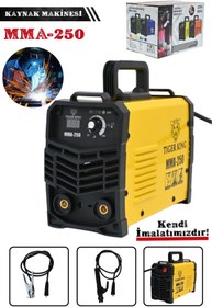 Resim Mur-Cell Tiger King 250 Amper Dijital Göstergeli İnvertör Kaynak Makinesi Sarı 