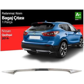 Resim S-Dizayn Nissan Qashqai Krom Bagaj Çıtası 2014 Üzeri 