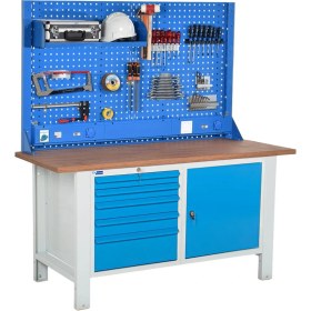 Resim Star Çelik Atölye Çalışma Tezgahı (1600 x 720 x 830-930 mm) 