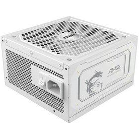 Resim Msı Mag A1000gl Pcıe5 Beyaz 1000w 80+ Gold Full Modüler Power Akak92msı0038 