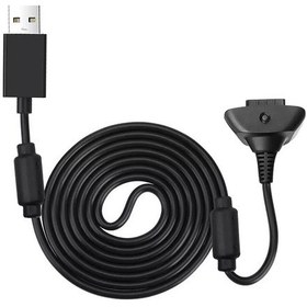 Resim Xbox 360 Gamepad İçin Şarj Kablosu Kablosuz Uzaktan Kumanda 1.8 M Usb Şarj Adaptörü Şarj Cihazı Yedek Kablolar 