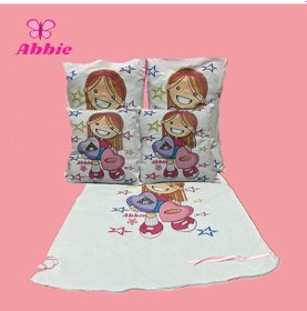 Resim Abbie Pembe Oyun Çadırı Alt Minder Ve Yastık Kılıfı Takımı, Konforlu Ve Şık Seçenek. Pembe 