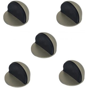 Resim 5 Adet Yarım Ay Yapışkanlı Kapı Tamponu Stoper Saten 3,5 Cm 