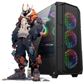 Resim Rogame RKT770066 Amd Ryzen 5 5600 8 GB 480 GB SSD 4 GB RX550 Free Dos Masaüstü Oyuncu Bilgisayarı 