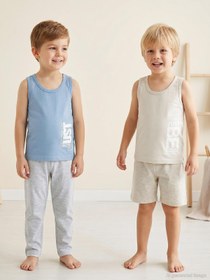 Resim Civil Boys Just 2-10 Yaş Erkek Çocuk 2'li Atlet - Standart / 2-3 Yaş 