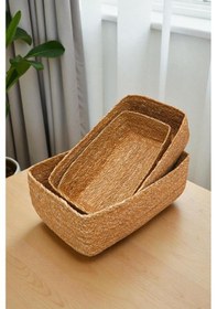 Resim Digithome 3 Lü Naturel Organizer Sepet -pnl-ph39 S/3 Ahşap 