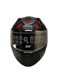 Resim Motoanl Motosiklet Ece 22.r06 Sertifikalı Double Vizör Full Face Kask Myth Grey Gri 