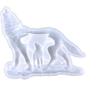 Resim Silikon Kalıp Yapışmaz Kalıptan Kolay Çıkarılabilir Dayanıklı Yeniden Kullanılabilir Kurt Şekli Dıy Zanaat Kalıp Ev Dekorasyon İçin A 