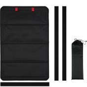 Resim Hombey Rv Pencere Gölgelik, Manyetik Ve Katlanabilir, Tam Isik Engelleyici, Isil Yalıtım, Uv Koruma, Karanlık Uyku Icin 64x41cm Siyah 