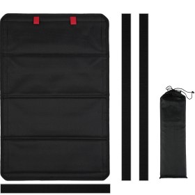 Resim Hombey Rv Pencere Gölgelik, Manyetik Ve Katlanabilir, Tam Isik Engelleyici, Isil Yalıtım, Uv Koruma, Karanlık Uyku Icin 64x41cm Siyah 