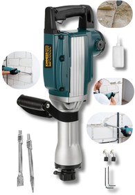 Resim Spech Power Kimmer Plus 16 Kg 4100w Profosyonel 65 Mm Büyük Tip Kırıcı Delici Keski Ve Murç Hediyeli 