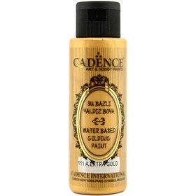 Resim Cadence Su Bazlı Yaldız Metalik Boya 70ml 111 Antik Extra Altın 