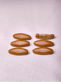 Resim Mim Eşarp Eşarp Ve Şal Klips Toka İğnesi Safety Pin 6 Adet Haki 