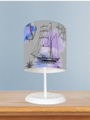 Resim Mekta Home Bebek Ve Çocuk Odası Korsan Gemi Desenli Abajur 