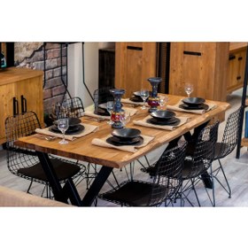 Resim Ntconcept Ntconcept Masif Ağaç Masa Takımı 