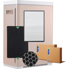 Resim Faf / Beko AP8100 Havamis Hava Temizleyici Uyumlu Hepa + Karbon Birleşik Filtre 