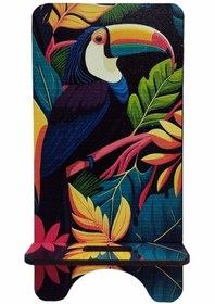 Resim Hediyenealsak Ahşap Uğur Getiren Tukan Kuşu baskılıtelefon tutucu model 4 