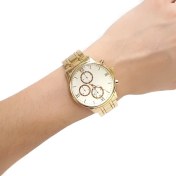 Resim Spectrum Altın Sarı Metal Kasa ve Kordon Altın Sarı Erkek Kol Saati CHES212 