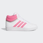 Resim Adidas Hoops 4.0 Mid Beyaz-pembe Kadın Sneaker Jı0906 Beyaz-pembe 