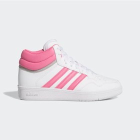 Resim Adidas Hoops 4.0 Mid Beyaz-pembe Kadın Sneaker Jı0906 Beyaz-pembe 