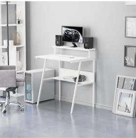 Resim Hodor Çalışma Masası Beyaz 