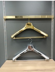 Resim Uzmangrupraf Uzman Grup Raf-Lüx Elbise Askısı-Kalın Elbise Askısı-5'Li Paket 